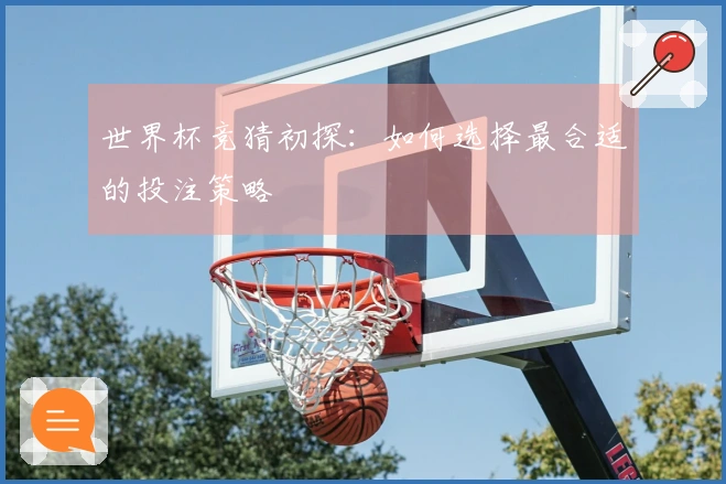 世界杯竞猜初探：如何选择最合适的投注策略